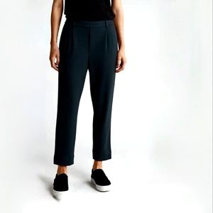 New Vince pants. Cozy Wool blend pull on high rise tapered Trousers